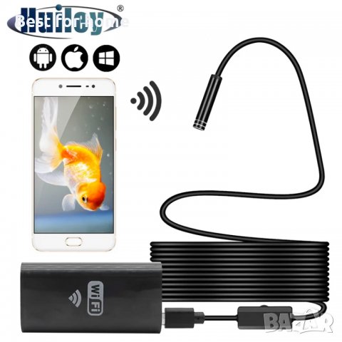 Ендоскоп безжичен WiFi Taope 3 и 5 метров, снимка 17 - Други инструменти - 38817611