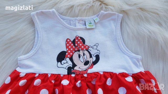 Детска рокля Мини Маус 12-18 месеца, снимка 3 - Бебешки рокли - 37783366