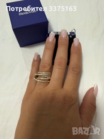 Пръстен Swarovski, снимка 2 - Пръстени - 51824421