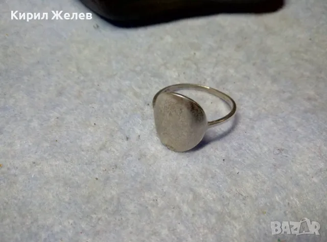 СТИЛЕН ВИНТИДЖ АРТ СРЕБЪРЕН ПРЪСТЕН СРЕБРО 925 КРАСИВА РЪЧНА БИЖУТЕРСКА ИЗРАБОТКА 13701, снимка 2 - Пръстени - 49606423