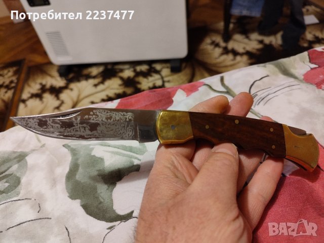 хубав тежък сгъваем нож klaas solingen , снимка 5 - Ножове - 43870784