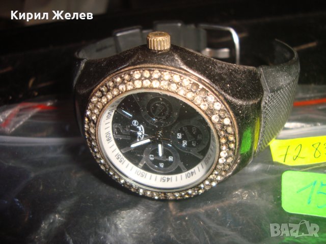 РИТАЛ МОДЕРЕН КВАРЦОВ МАРКОВ ЧАСОВНИК с КРИСТАЛИ 72831, снимка 5 - Дамски - 32912260