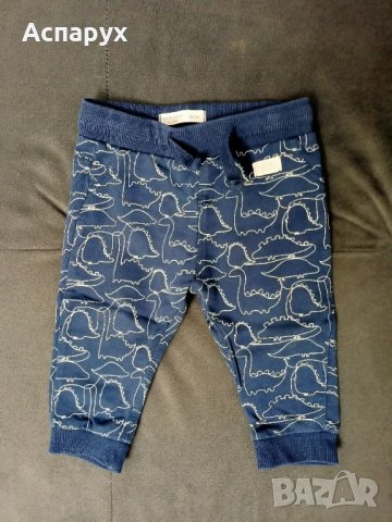 Бебешко памучно долнище с връзки. Марка fox&bunny 3-6 месеца