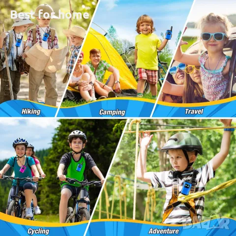 EUCOCO Детски комплект от 3 броя радиостанции- Walkie Talkie , снимка 7 - Електрически играчки - 50152498