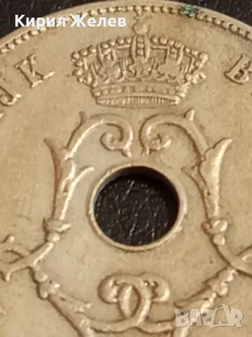 Стара монета 25 сантима 1908г. Кралство Белгия за КОЛЕКЦИОНЕРИ 32542, снимка 5 - Нумизматика и бонистика - 49163861