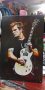 Billy Duffy с Gibson “Woody” Les Paul Prototype #1-метална табела(плакет) 