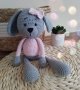Ръчно плетена играчка куче амигуруми, снимка 4