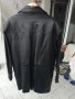 Продавам черно кожено палто от естествена телешка кожа, снимка 3