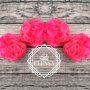 Чаровно Небрежен Кок за Коса на Ластик в Бонбонено Розов Цвят КОД Т35, снимка 3