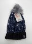 Нови детски зимни шапки с пайети, 9-15 г., снимка 5