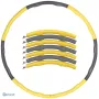 Обръч за въртене Joined Hula Hoop 1 кг* жълто сив, снимка 9