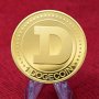 1 Dogecoin / 1 Догекойн Монета ( DOGE ) - Gold, снимка 1