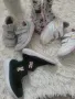 Детски бели маратонки ADIDAS 27 номер за момиченце с розови ленти, снимка 6