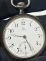 OMEGA Gunmetal джобен часовник с отворен лицев швейцарски 1900 г, снимка 8