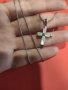 Сребърен синджир с кръстче (21), снимка 1 - Колиета, медальони, синджири - 37761423