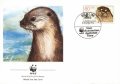 Германска демократична република 1987 - 4 бр. - FDC - WWF, снимка 4