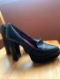 Дамски високи черни обувки, естествена кожа на марка Marc Jacobs, снимка 1 - Дамски обувки на ток - 37656559