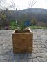 Дървени саксии (кашпи) за растения, снимка 1 - Градински мебели, декорация  - 34975243
