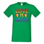 Мъжка тениска Love Is Love 2 multicolor Прайд,Празник.Повод,Изненада, снимка 6