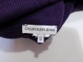 зимна шапка calvin klein big logo оригинална мъжка дамска топла лилава, снимка 4