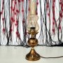 Месингова настолна лампа "Газено шише", снимка 4