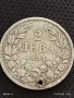 Сребърна монета 2 лева 1894г. Княжество България продупчена за НАКИТ, НОСИЯ, КОЛЕКЦИЯ 26337, снимка 5