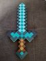 Майнкрафт, Minecraft диамантен меч и кирка 2в1 играчка Маинкрафт, снимка 5