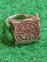 Авторски сребърен пръстен фентъзи дизайн майсторска изработка 48666, снимка 4