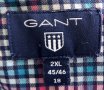 Gant Men`s Tech Prep Twill Multucoloured Long Sleeve Casual Check Shirt Size XL, снимка 16