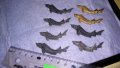 Лот 8 ФИГУРАЛНИ МЕТАЛНИ АРТ АПЛИКАЦИИ РИБА ЩУКА Подходящи и за ХЕНД-МЕЙД УКРАСА БИЖУТА и Друго 34234, снимка 7