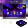 УНИКАЛЕН СМАРТ ТВ БОКС K10 Android tv ultra 8K tv box Bluetooth, снимка 1 - Приемници и антени - 37470302