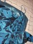 Нова къса официална рокля в петролено синьо