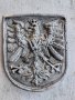 Метален герб орел с корона алуминий, снимка 2