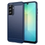 Samsung Galaxy A26 5G Удароустойчив Carbon Fiber Калъф и Протектор, снимка 3