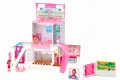 Къща Вила двуетажна за кукли с пързалка, снимка 4