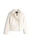 Дамско бежово кожено яке, снимка 5