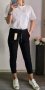 Нови панталони черен, Бордо, тъмно син размер С-М, снимка 1 - Панталони - 37989789