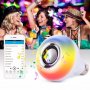 Bluetooth LED RGB крушка с вградена колона, снимка 1 - Bluetooth тонколони - 28908540