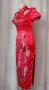 Xinxuan M Традиционна ,ориенталска,червена,бродирана рокля, снимка 9