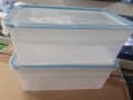 Комплект кутии за храна с щипки 2x2л, контейнери за храна BPA free  , Херметични кутии за съхранение, снимка 1 - Кутии за съхранение - 40839815