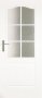 Борман среден и висок клас врати - Класик Остъклена Бяла, снимка 1 - Интериорни врати - 33258225