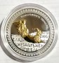 Сребърна монета Златния ритон от Панагюрското съкровище, снимка 1