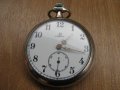 Сребърен джобен часовник Омега, снимка 1 - Антикварни и старинни предмети - 28389294