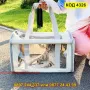 Kомфортна раница за пренасяне на котки с прозрачни страни - КОД 4326, снимка 6