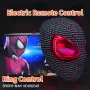 Електронна маска на спайдърмен Spiderman 3D версия  с мигащи очи светлини управление с пръстен, снимка 3