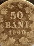 Сребърна монета 50 бани 1900г. Румъния рядка за КОЛЕКЦИЯ 52218, снимка 3