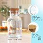 Комплект стъклени буркани за подправки Livabl с коркови капаци и етикети - Опаковка от 12 (125 мл), снимка 5