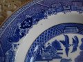 Винтидж Порцелан 1949г-1957г-VICTORIA PORCELAIN WILLOW FENTON-Made in ENGLAND-4 бр.НОВИ Чинии ф230мм, снимка 11