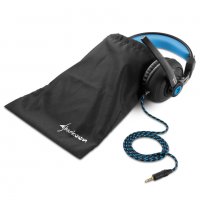 Слушалки с микрофон Sharkoon Rush ER2 Blue SH0027 Сини Геймърски слушалки Gaming Headset , снимка 3 - Слушалки за компютър - 15761828