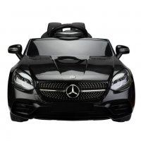 Акумулаторен КОЛА Licensed Mercedes Benz SLC300 12V с меки гуми с Кожена седалка, снимка 7 - Детски велосипеди, триколки и коли - 37014565